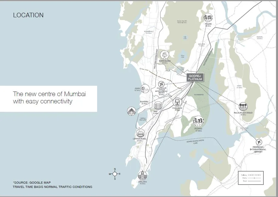 Godrej Platinum Location Connectivity