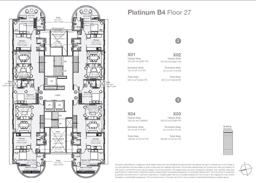 Godrej Platinum B4 Floor 27