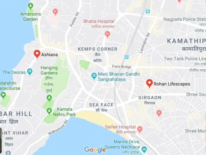 Lifescapes Aashiana Location Map