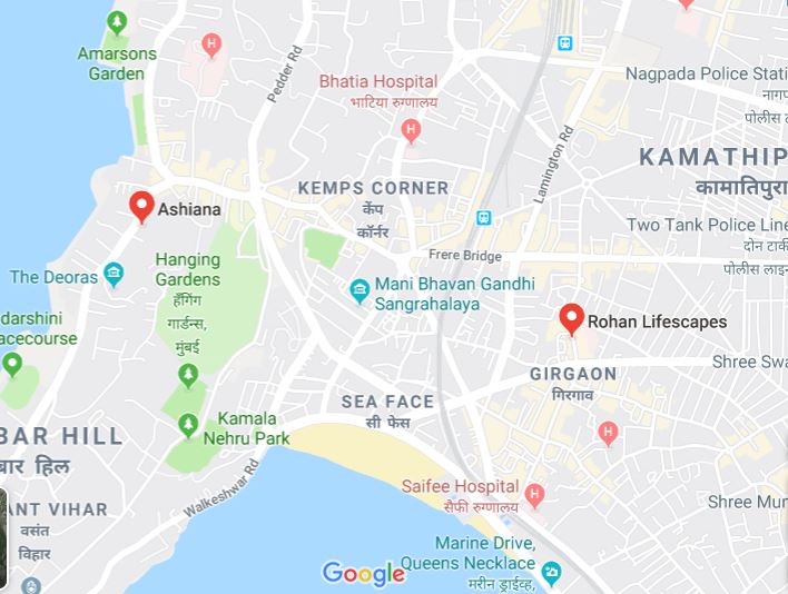 Lifescapes Aashiana Location Map