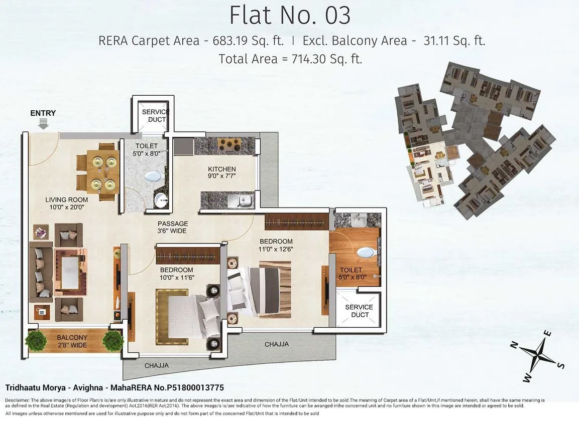23753_oth_Tridhaatu_Morya_2BHK_Unit_03
