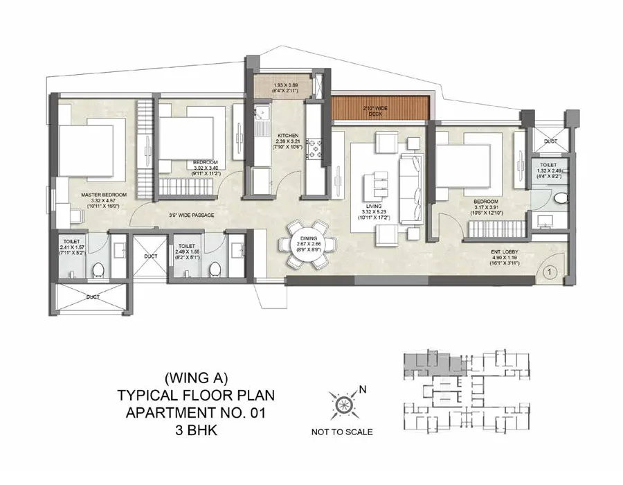 Kalpataru Magnus Wing A Apartment No 1-3BHK