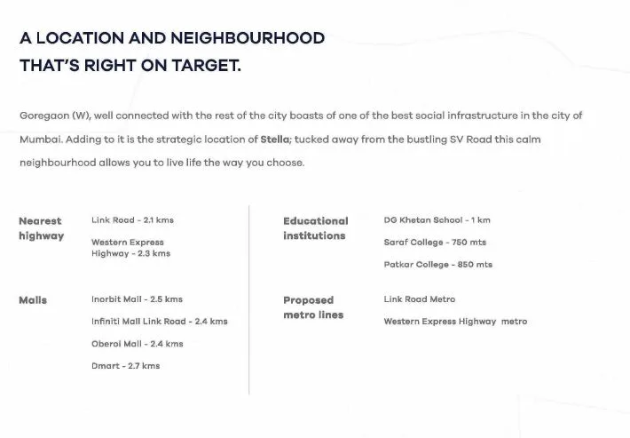 Chandak Stella Location Connectivity