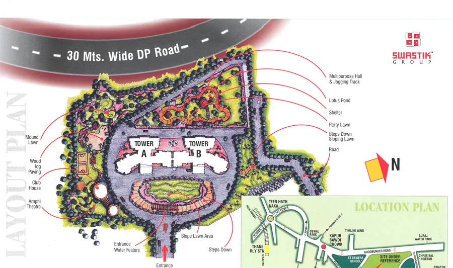 2BHK Flats on Rent in Swastik Alps, Thane West