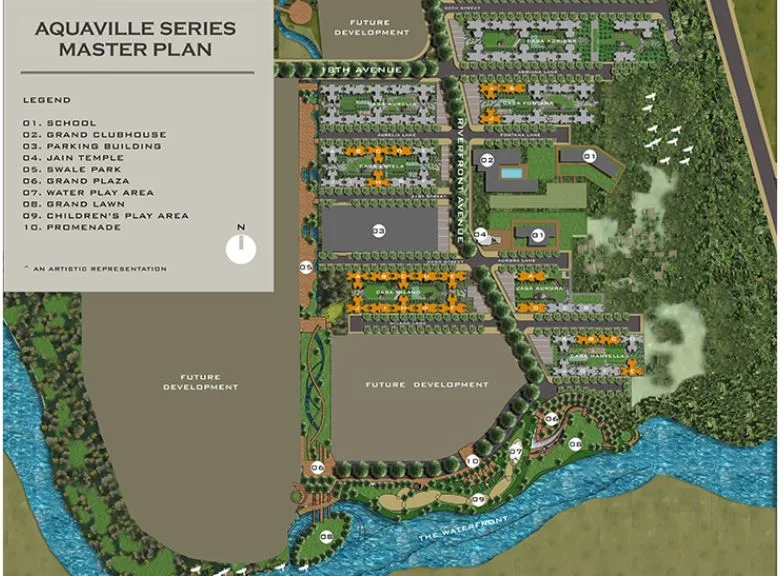 Lodha Palava Aquaville, Kalyan โ floor plan 1