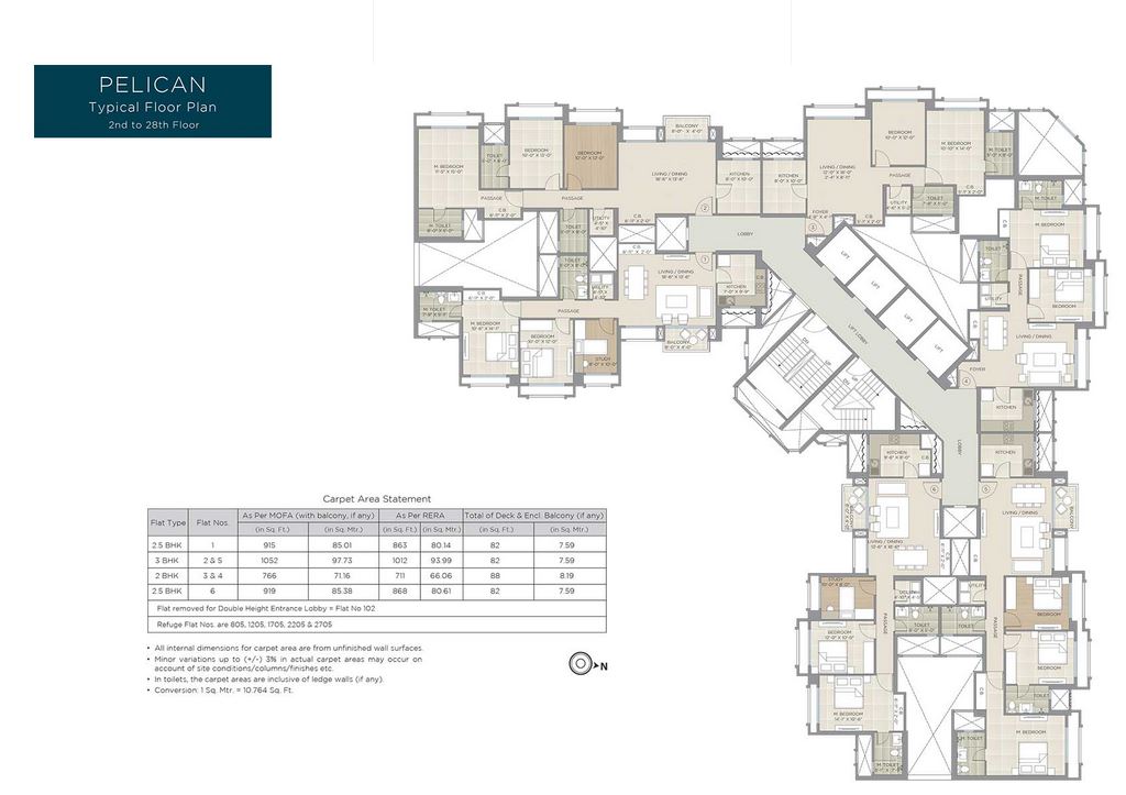 Pelican Typical Floor Plan