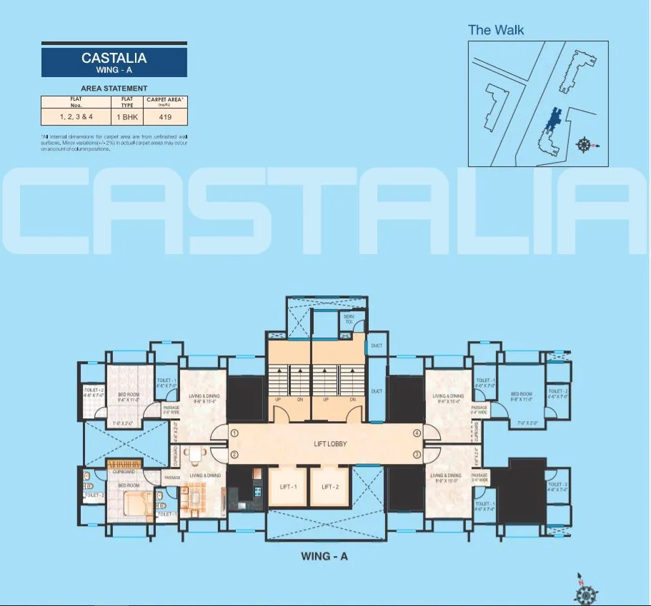 Castalia Wing A Typical Floor Plan — photo 12