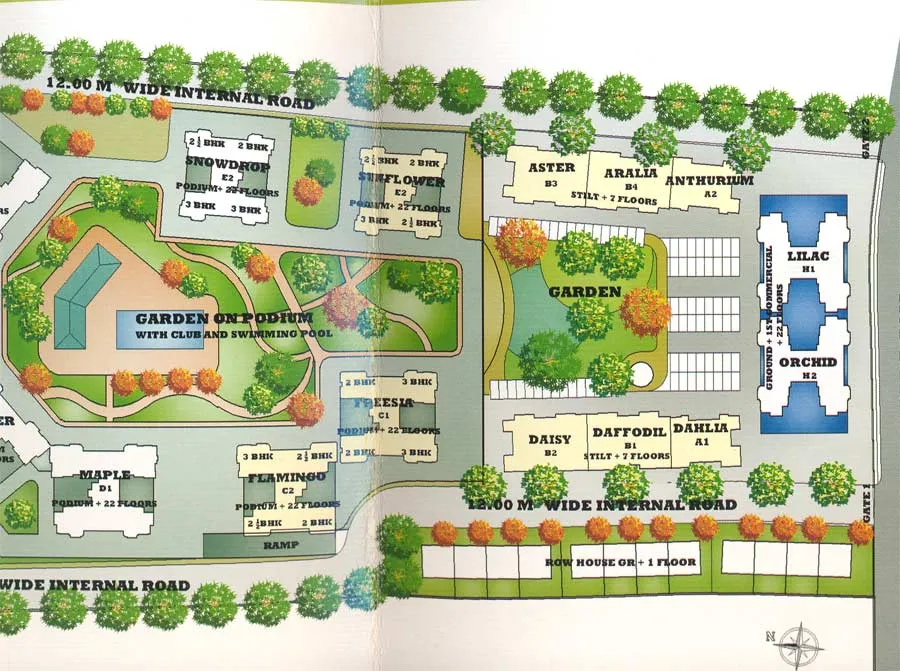 2 BHK Flats for Sale in Neelkanth Greens, Thane West