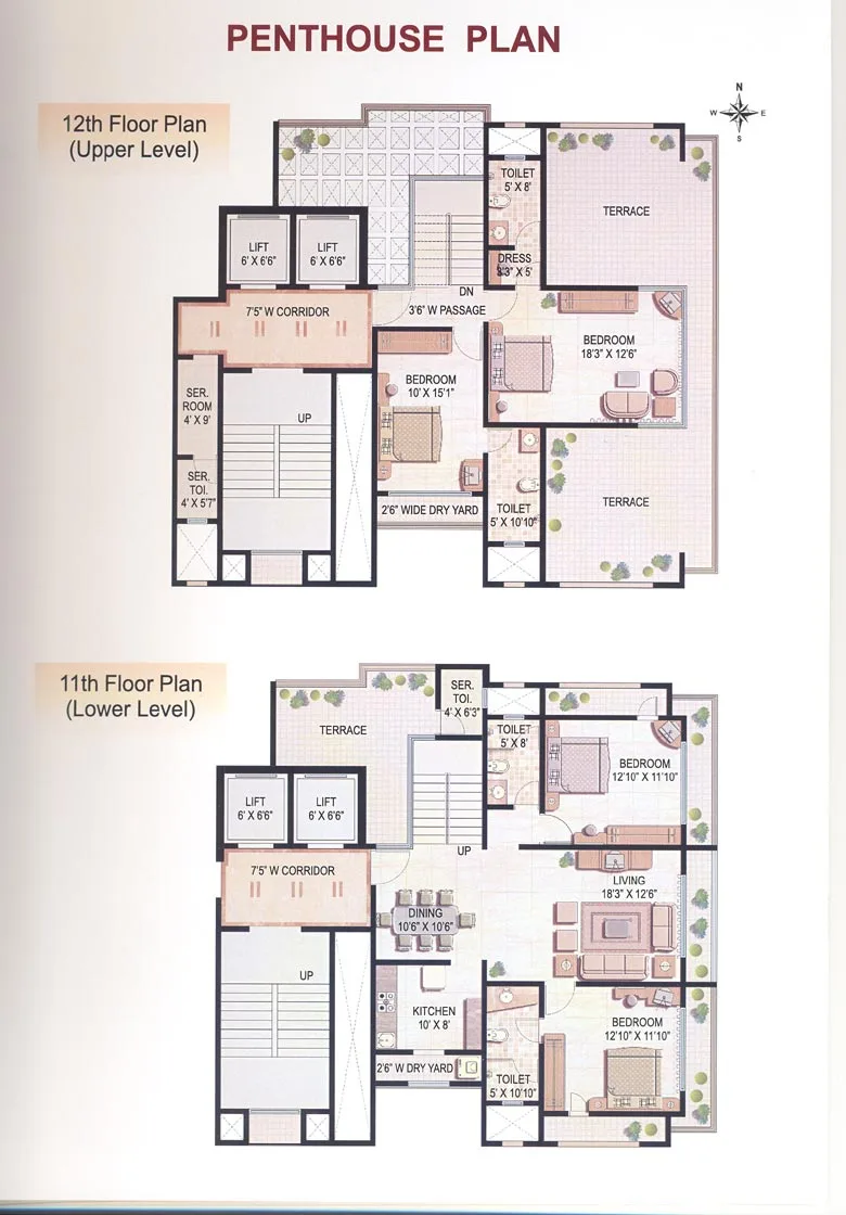 Penth house Floor Plan