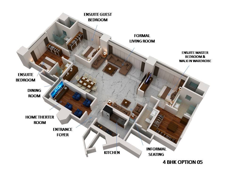 Adhrit 4BHK Plan