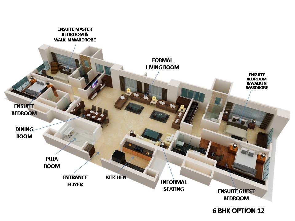 Adhrit 6BHK Plan