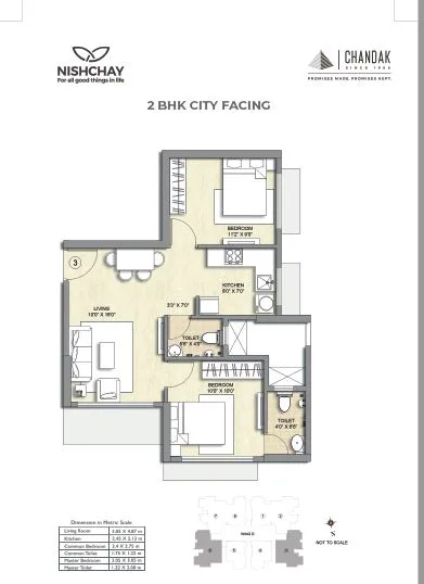 Chandak Nishchay 2BHK City Facing