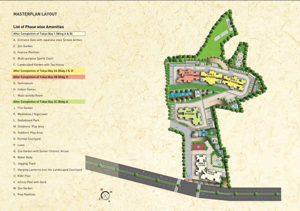 Puraniks Tokyo Bay Master Layout