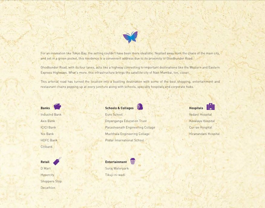 Puraniks Tokyo Bay Location Connectivity 1