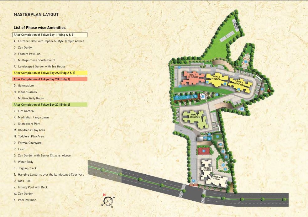 Puraniks Tokyo Bay Master Layout