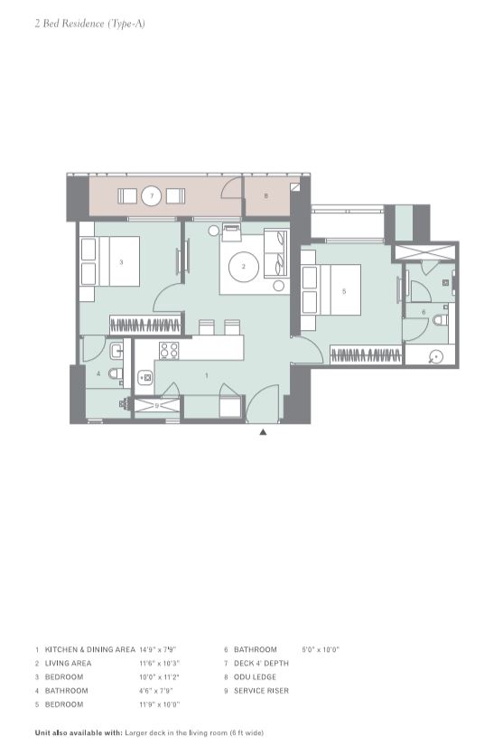 Lodha SmartMove 2BHK Type A