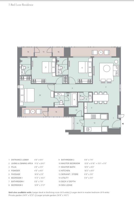 Lodha SmartMove 3BHK Luxe