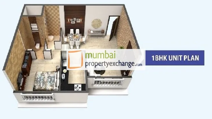 Floor Plan 1BHK