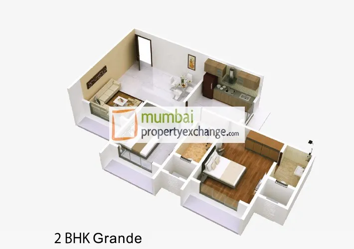 2BHK Flats on Rent in Lands End, Malad West