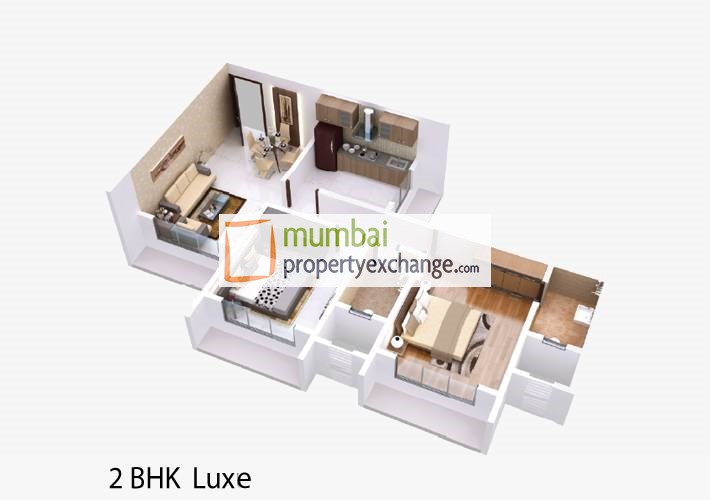 Floor Plan 2BHK 2