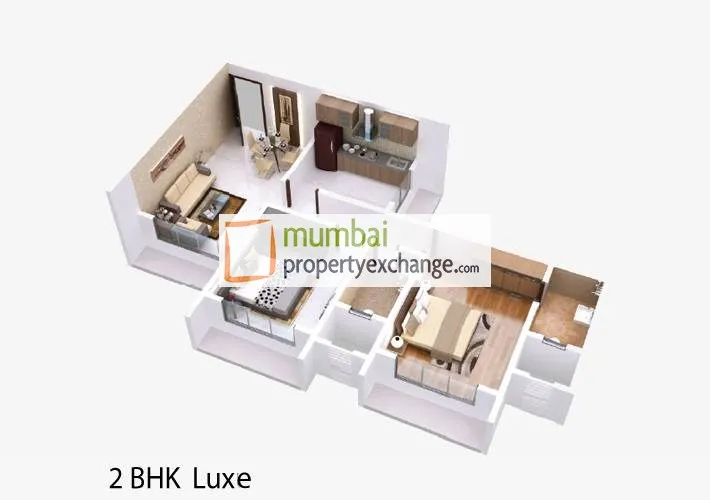 2BHK Flats on Rent in Lands End, Malad West