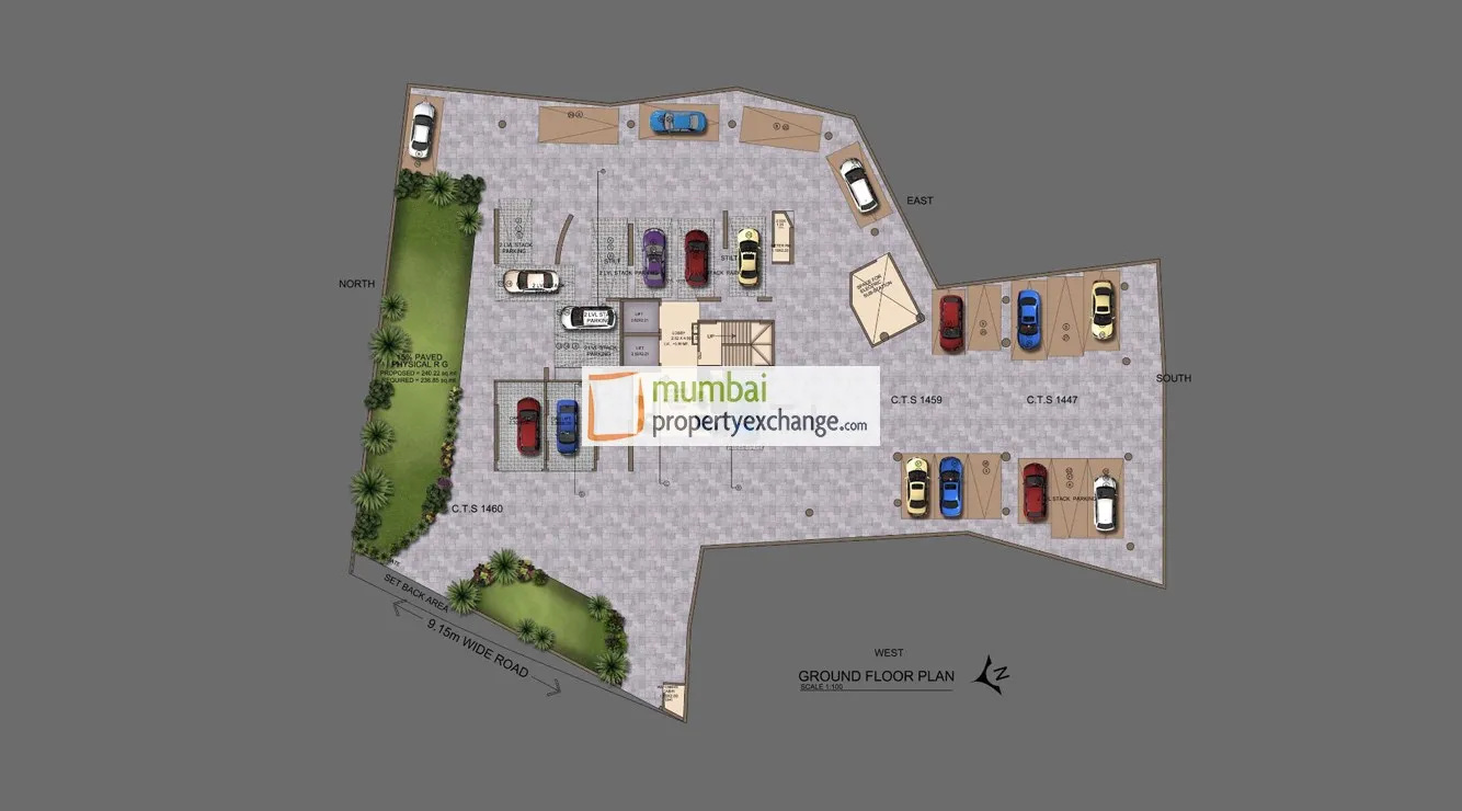 2BHK Flats on Rent in Lands End, Malad West