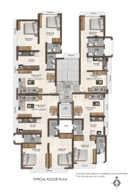 Mettivilla Typical Floor Plan