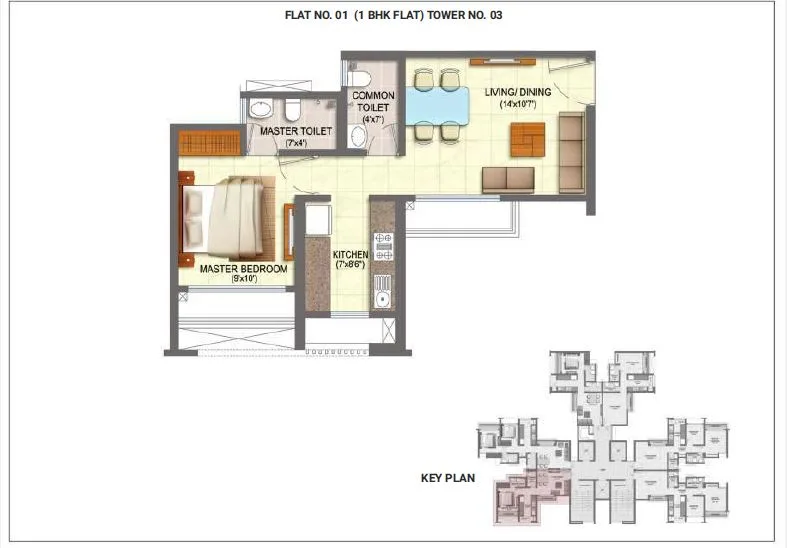 24856_oth_Runwal_MyCity_1BHK__Unit_01-_Tower_3 — photo 7
