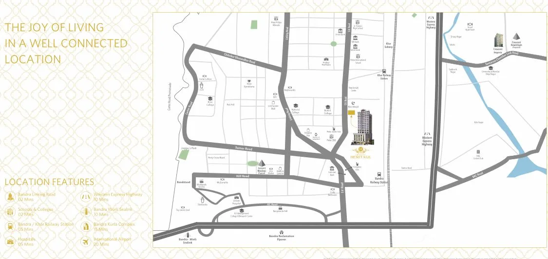 Crescent Heritage Location Connectivity