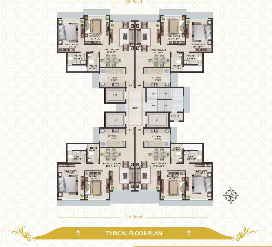 Crescent Heritage Typical Floor Plan