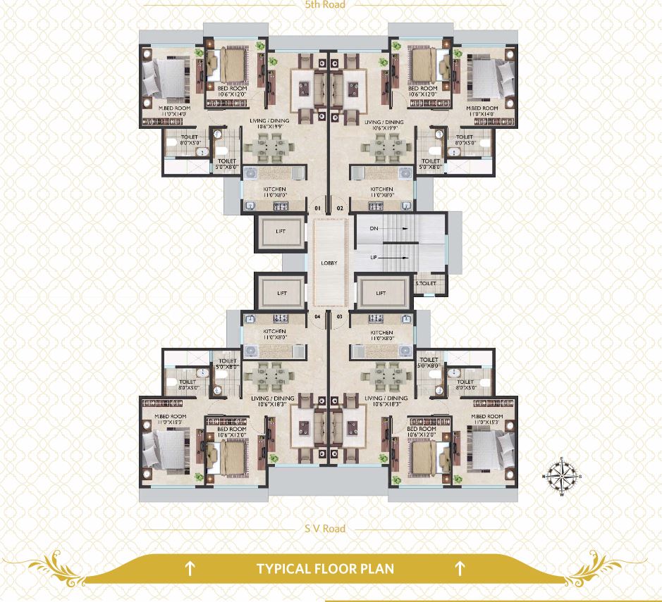 Crescent Heritage Typical Floor Plan