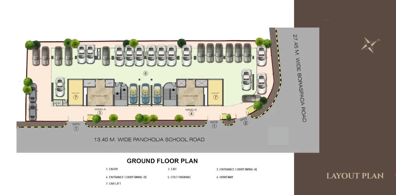 Asbury Park Ground Floor Plan