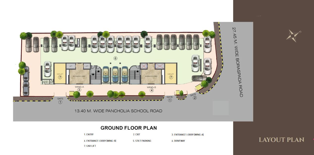 Asbury Park Ground Floor Plan