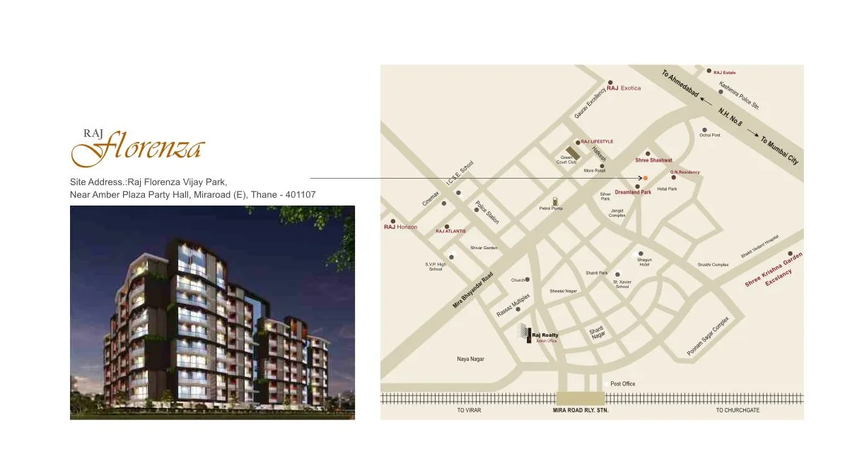 Raj Florenza Location