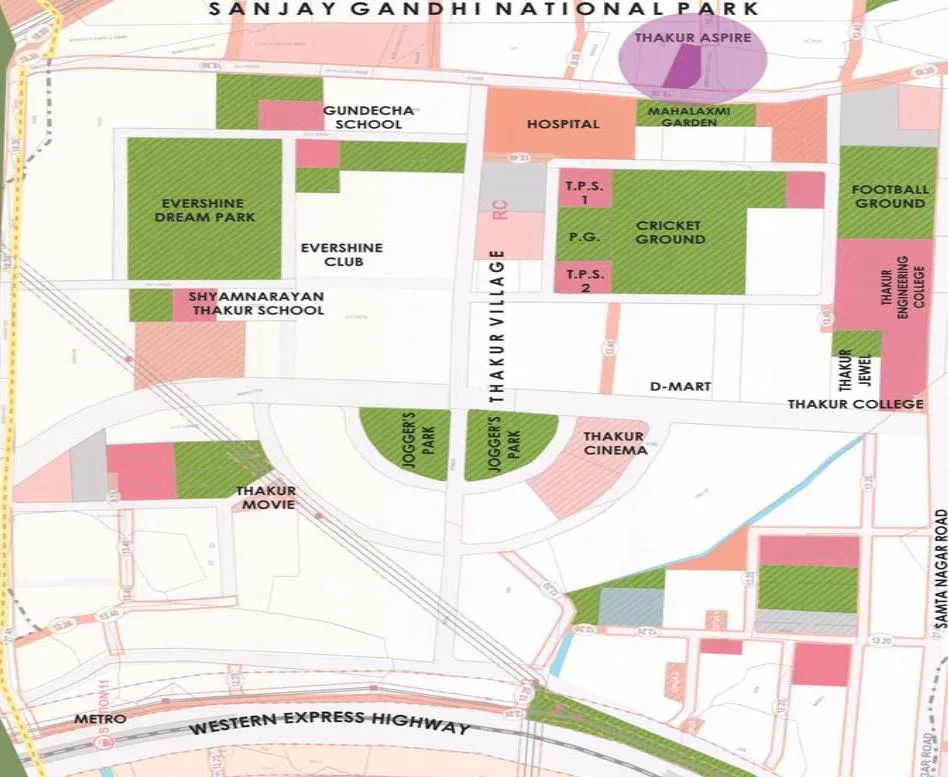 Thakur Aspire Location