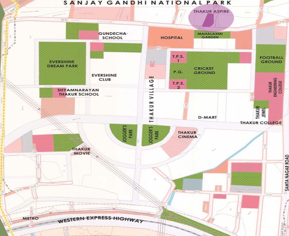 Thakur Aspire Location