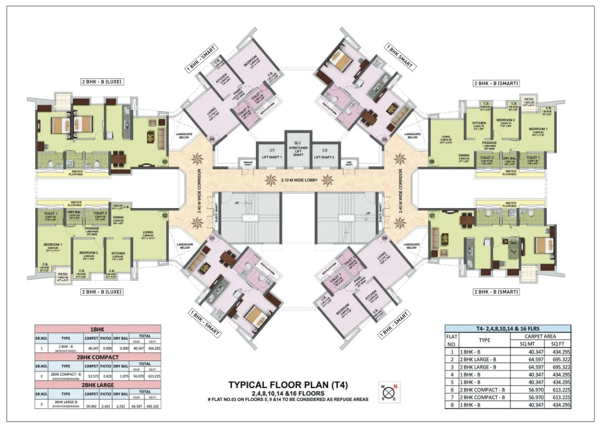 City Reserva Typical Floor Plan T4 - 2