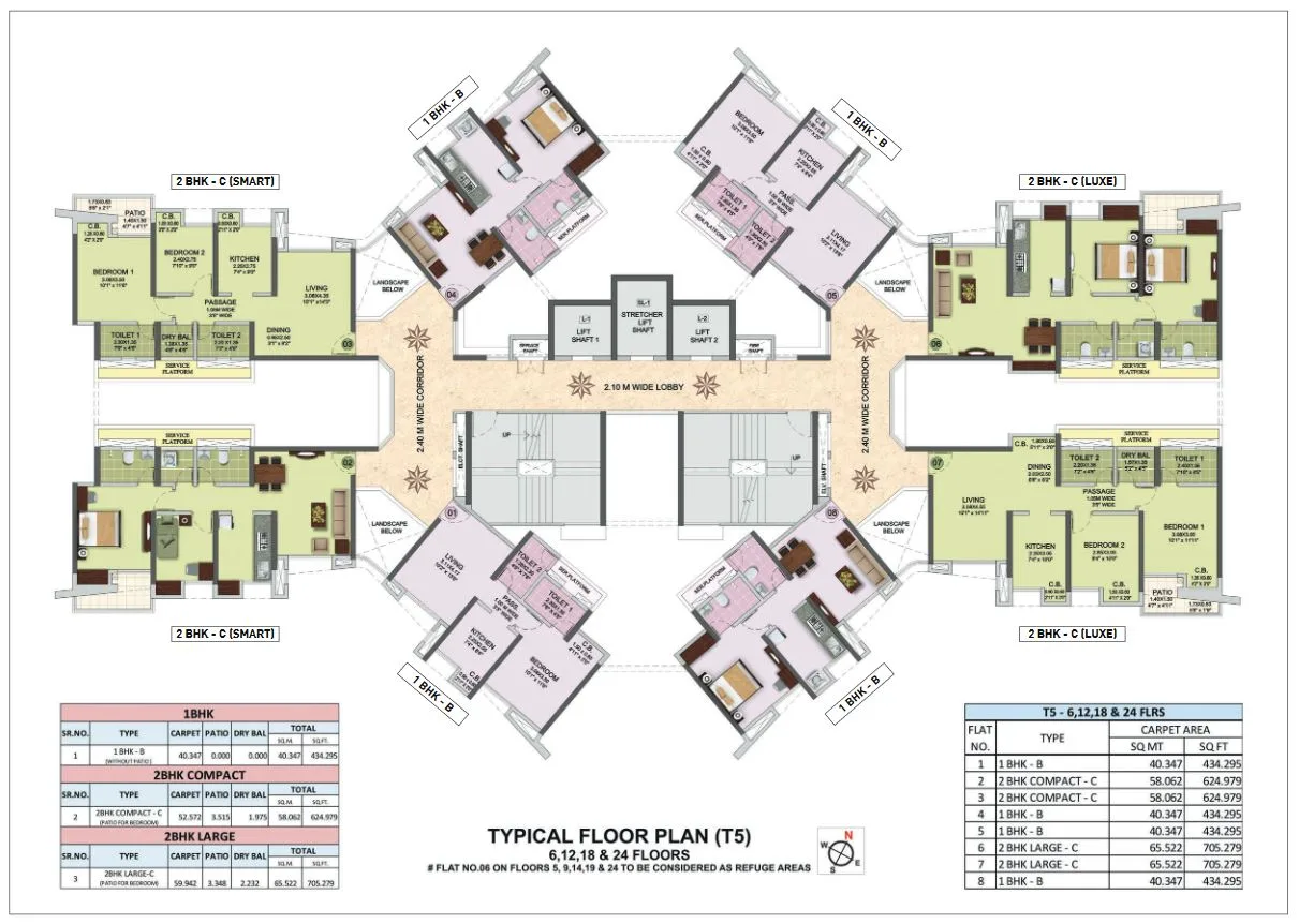 City Reserva Typical Floor Plan T5 - 4