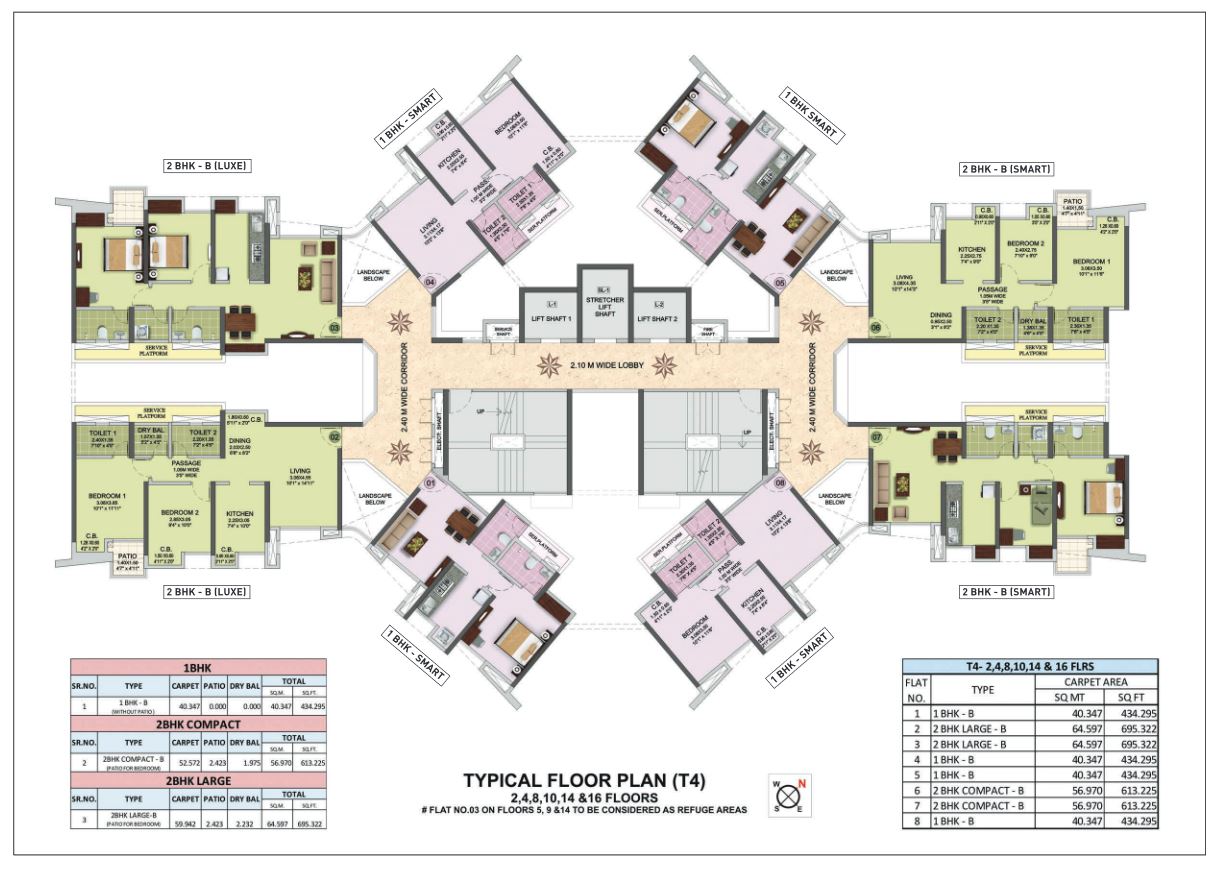 City Reserva Typical Floor Plan T4 - 2