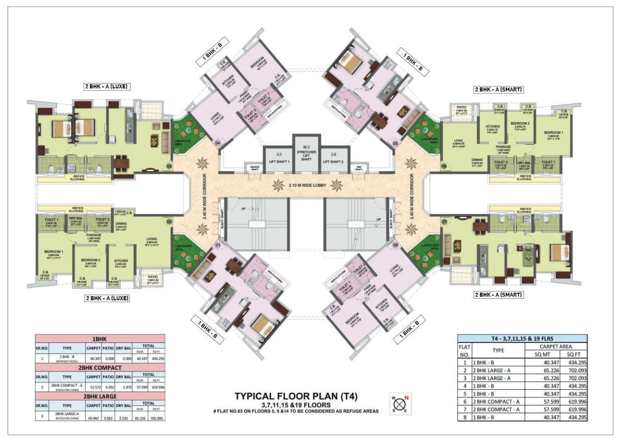 City Reserva Typical Floor Plan T4 - 3