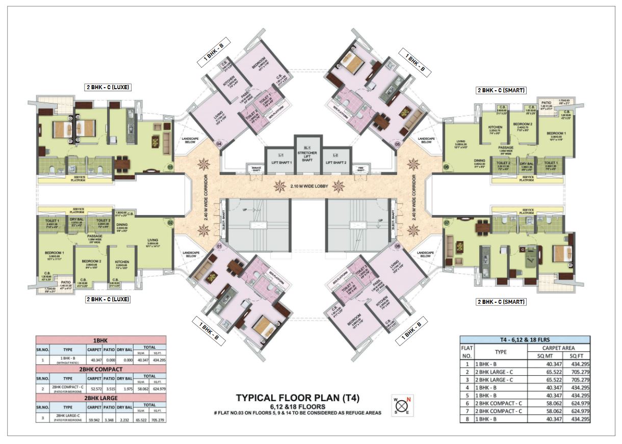 City Reserva Typical Floor Plan T4 - 4