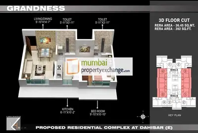 1 BHK Grandness, Dahisar East — for Sale — photo 3 thumbnail