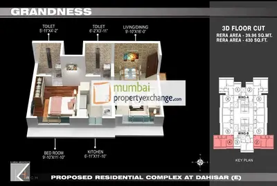 1 BHK Grandness, Dahisar East — for Sale — photo 4 thumbnail