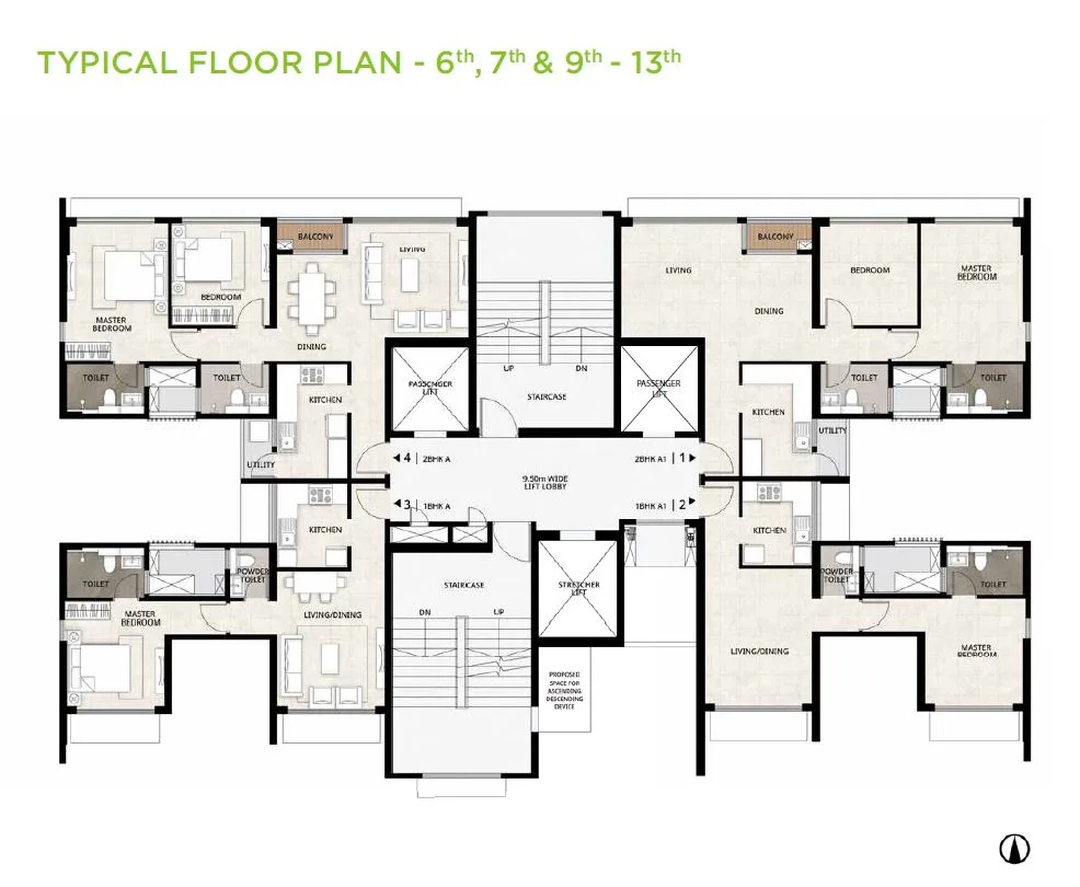 Mahindra Lifesapces Roots Typical Plan-1