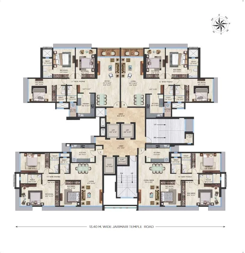 24918_oth_Ekta_West_Bay_Typical_Floor_Plan