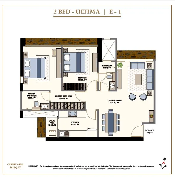 2BHK Ultima E1