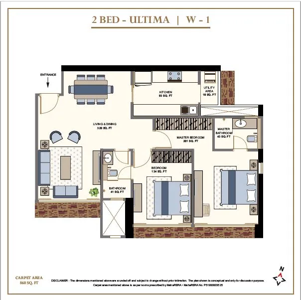 2BHK Ultima W1