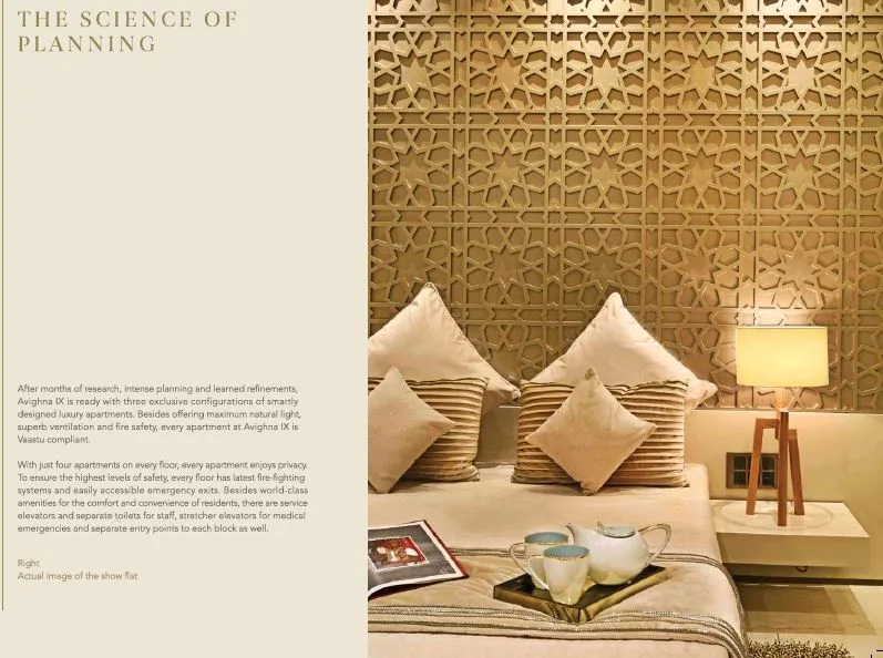 Avighna IX Show Flat Bedroom