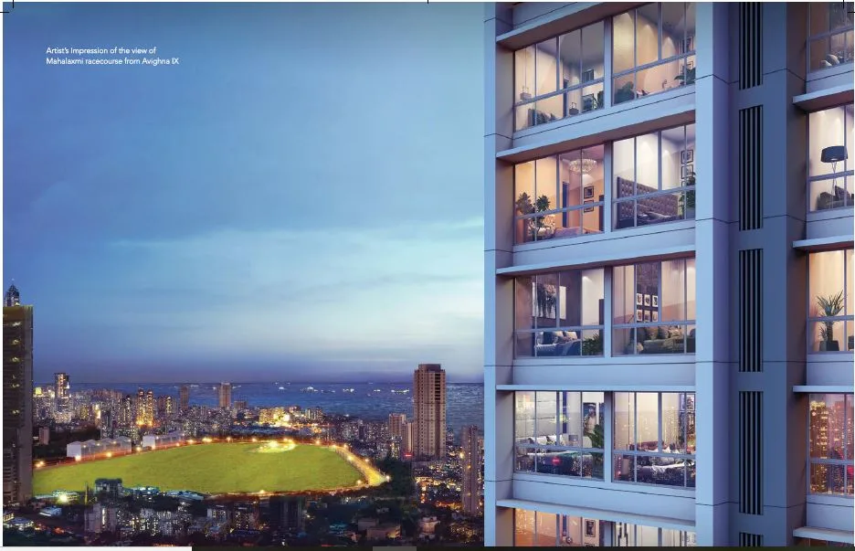 View of Mahalaxmi Racecourse from Avighna IX