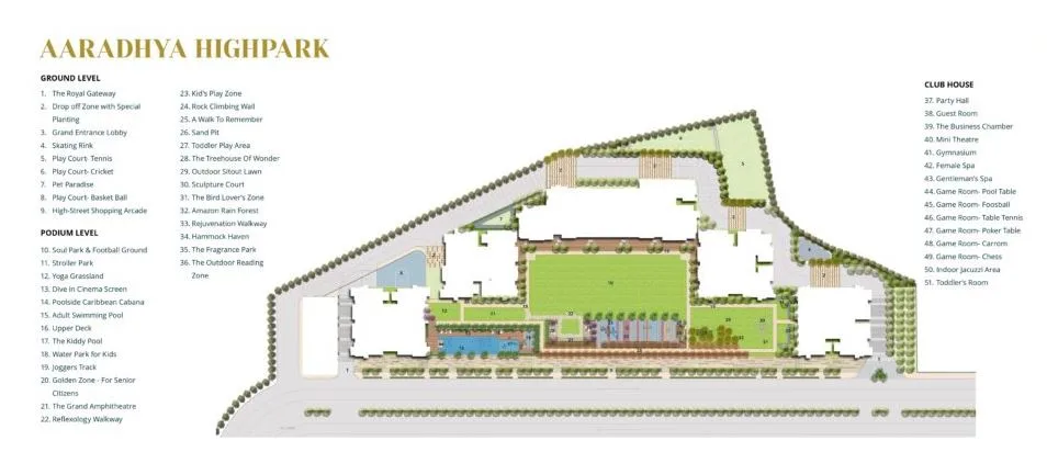 Aaradhya High Park Master Plan